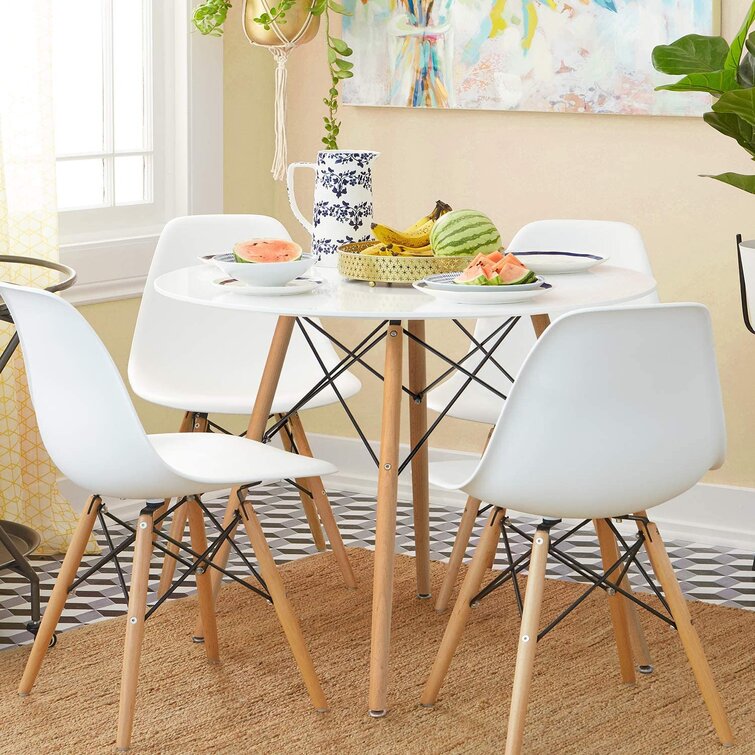 Replica eames dining table best sale and chairs